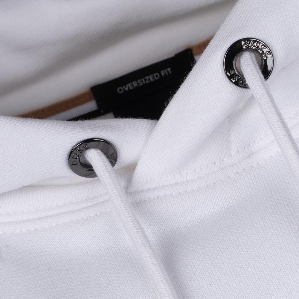 BOSS Λευκό Hoodie - 50485316