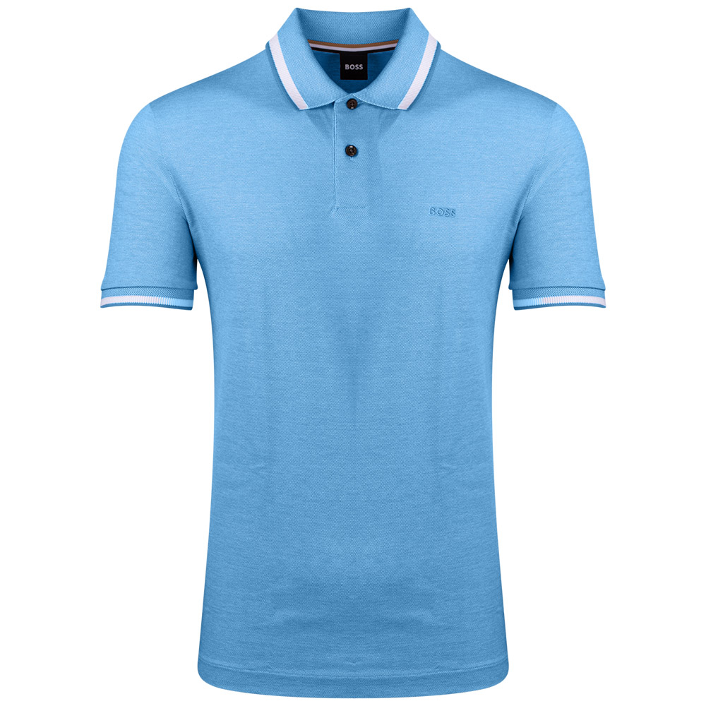 Boss Γαλάζιο Κοντομάνικο polo - 50486172