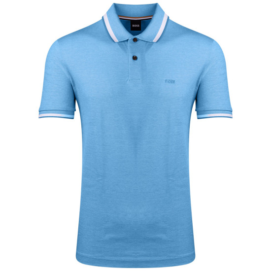 Boss Γαλάζιο Κοντομάνικο polo - 50486172