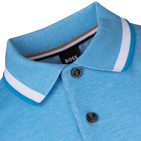 Boss Γαλάζιο Κοντομάνικο polo - 50486172