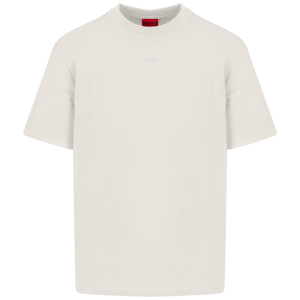 Hugo Εκρού T-shirt C Neck Dapolino - 50488330