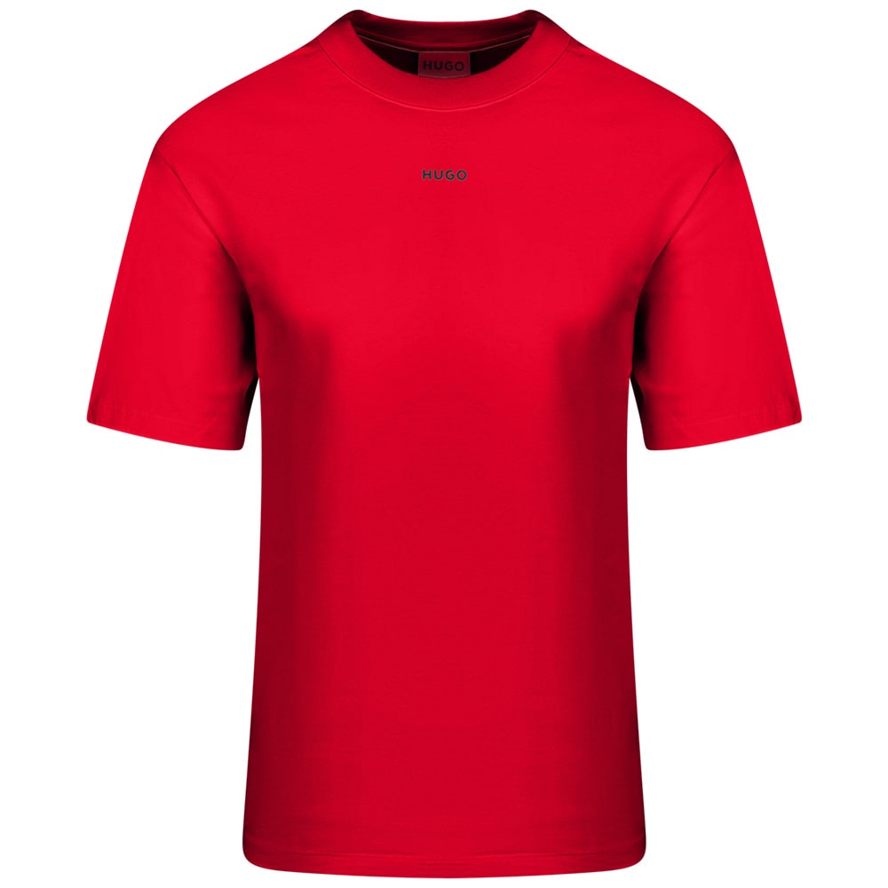 Hugo Κόκκινο T-shirt C Neck Dapolino - 50488330