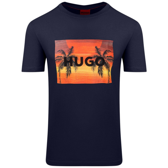 Hugo Μπλε T-shirt - 50488952