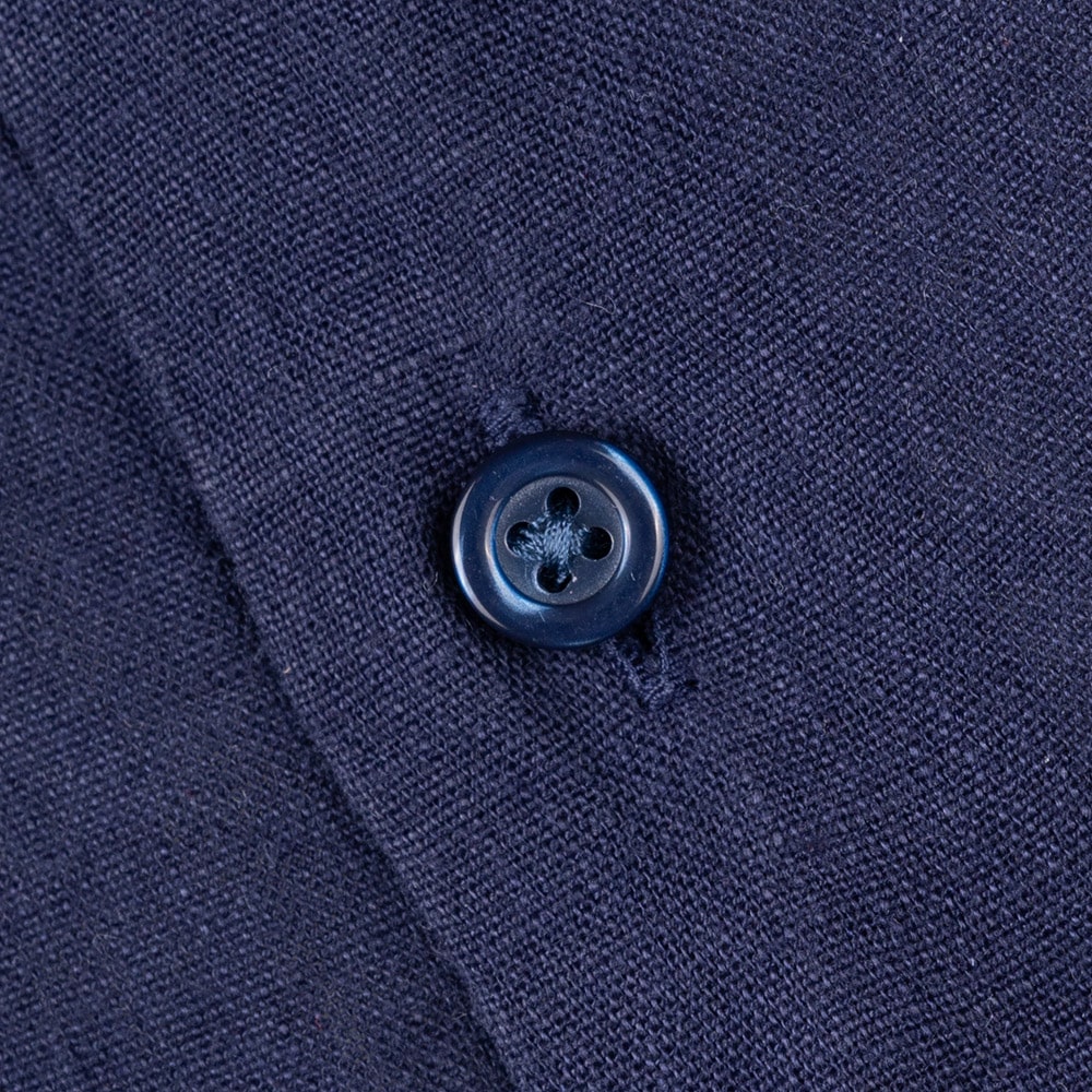 Boss Μπλε Πουκάμισο 100% Linen - 50489345