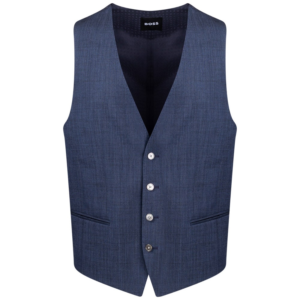 Boss Γιλέκο 50489362 H-Huge-Vest-MM-224 Μπλε