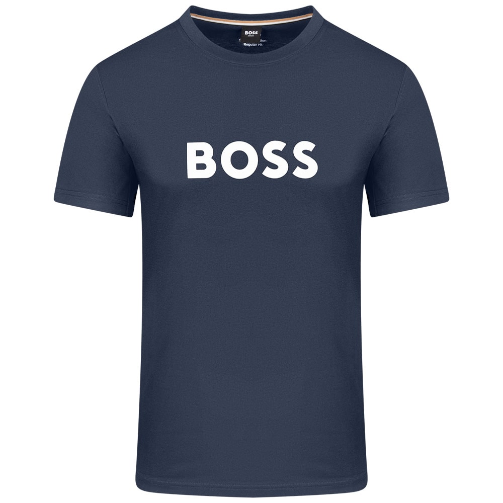 Boss Μπλε T-shirt C Neck - 50491706