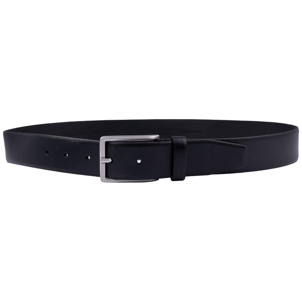 Boss Μαύρη Ζώνη 100% Cow Leather - 50491834