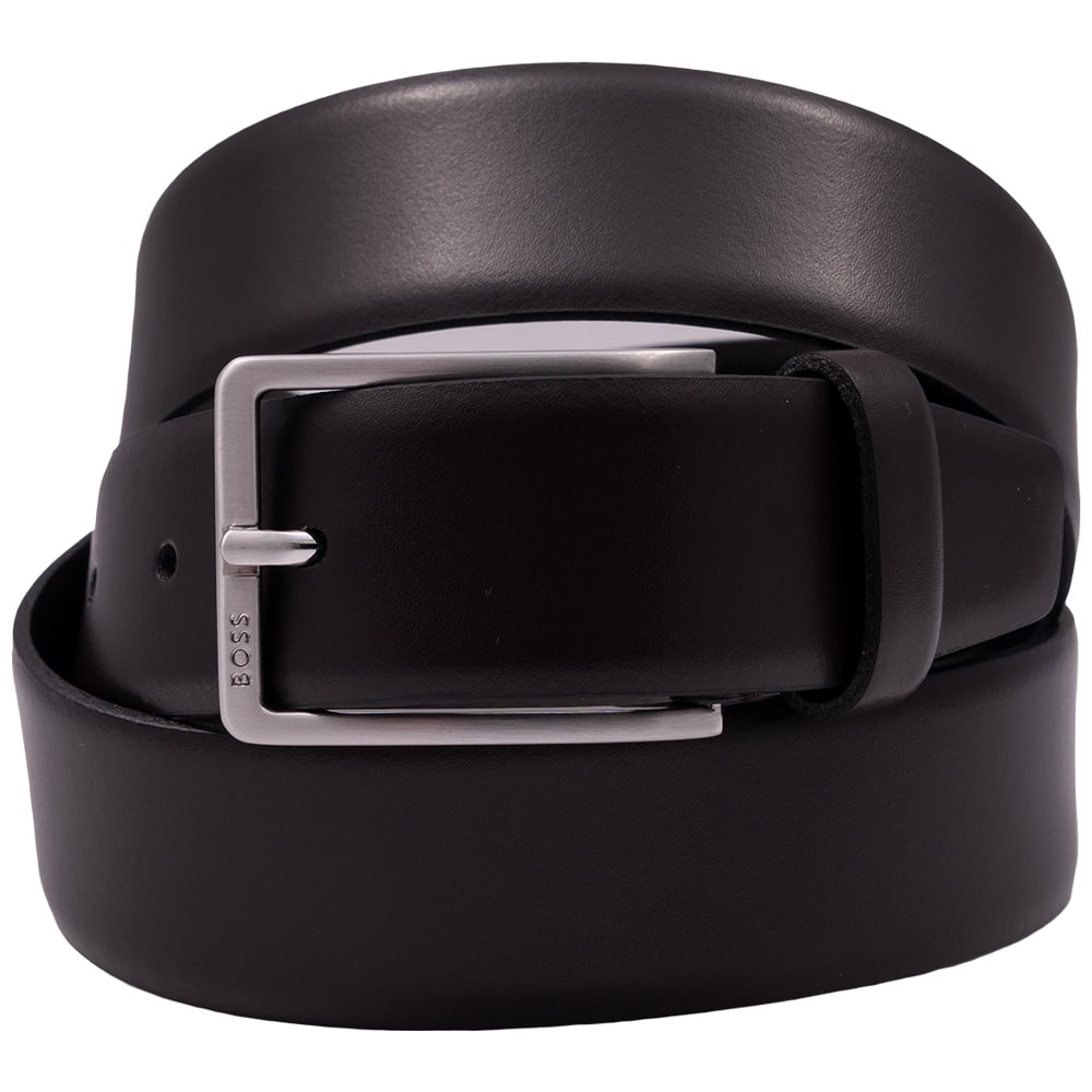 Boss Καφέ Ζώνη 100% Cow Leather - 50491834