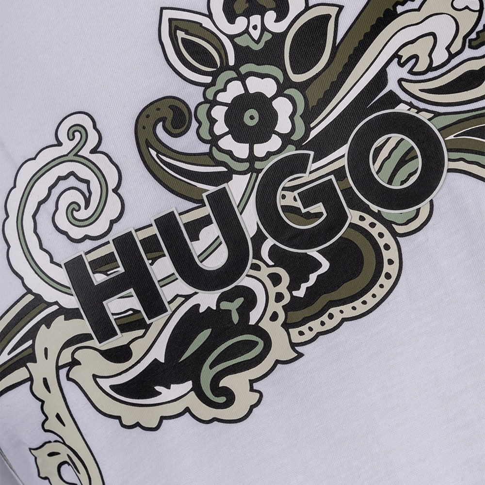 Hugo Λευκό T-shirt - 50493021
