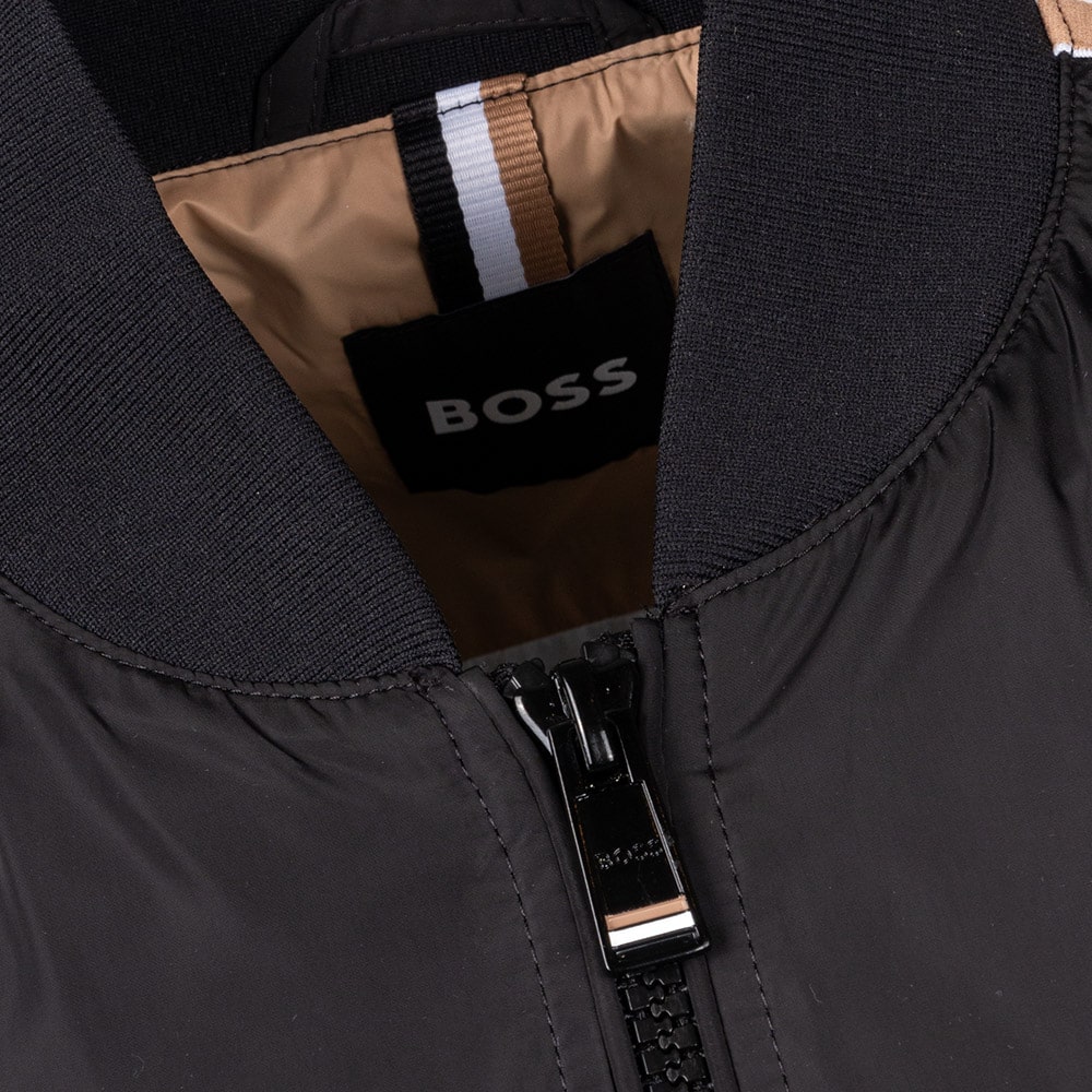 Boss Μαύρο lightweight Bomber Jacket Coltrane - 50493675 