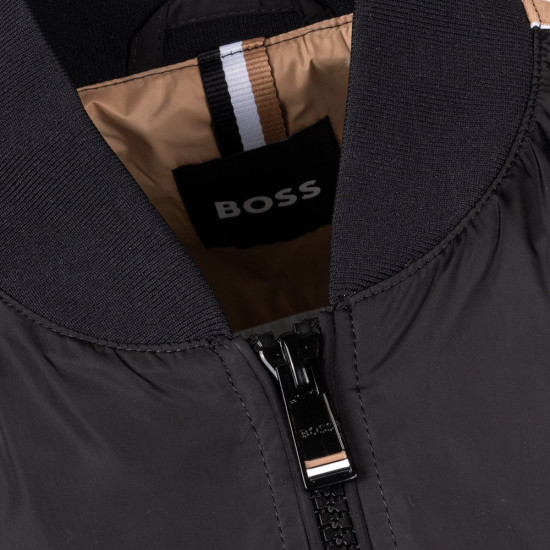 Boss Μαύρο lightweight Bomber Jacket Coltrane - 50493675 