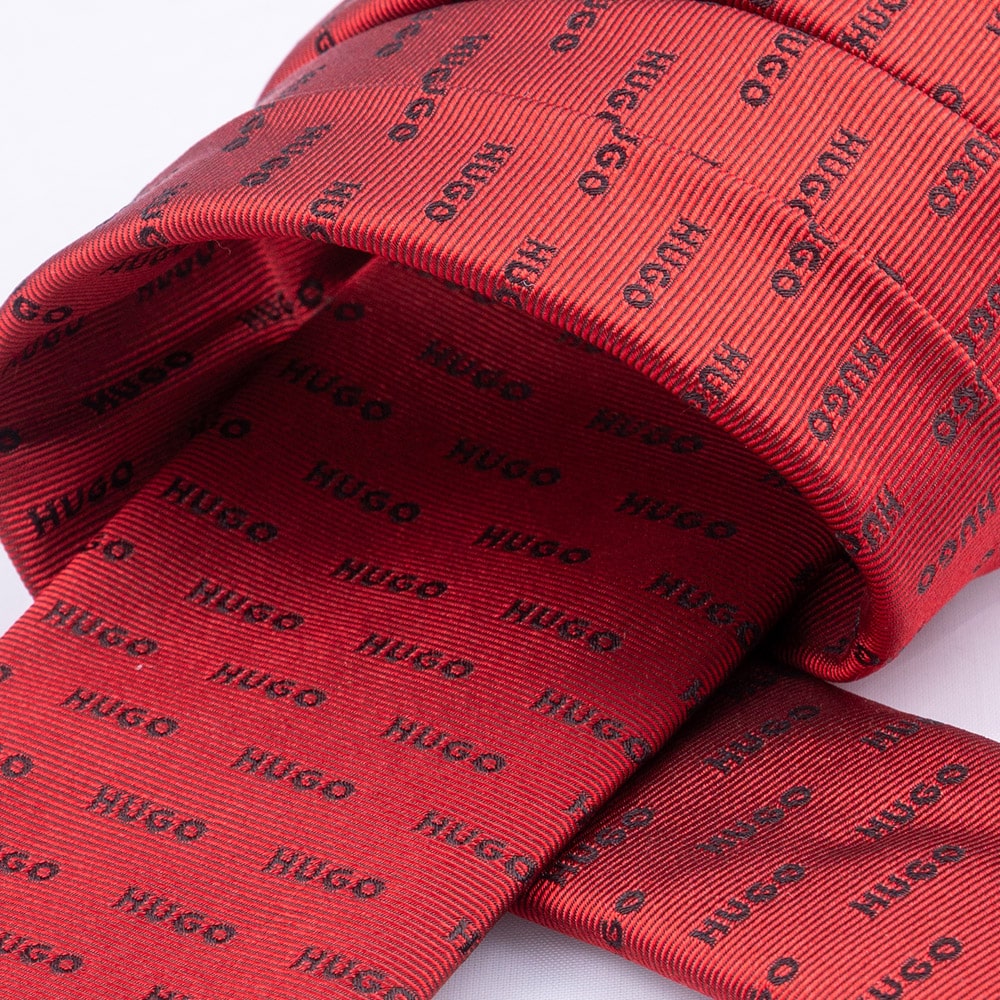 Hugo Κόκκινη Γραβάτα 6 cm 100% Silk - 50494277