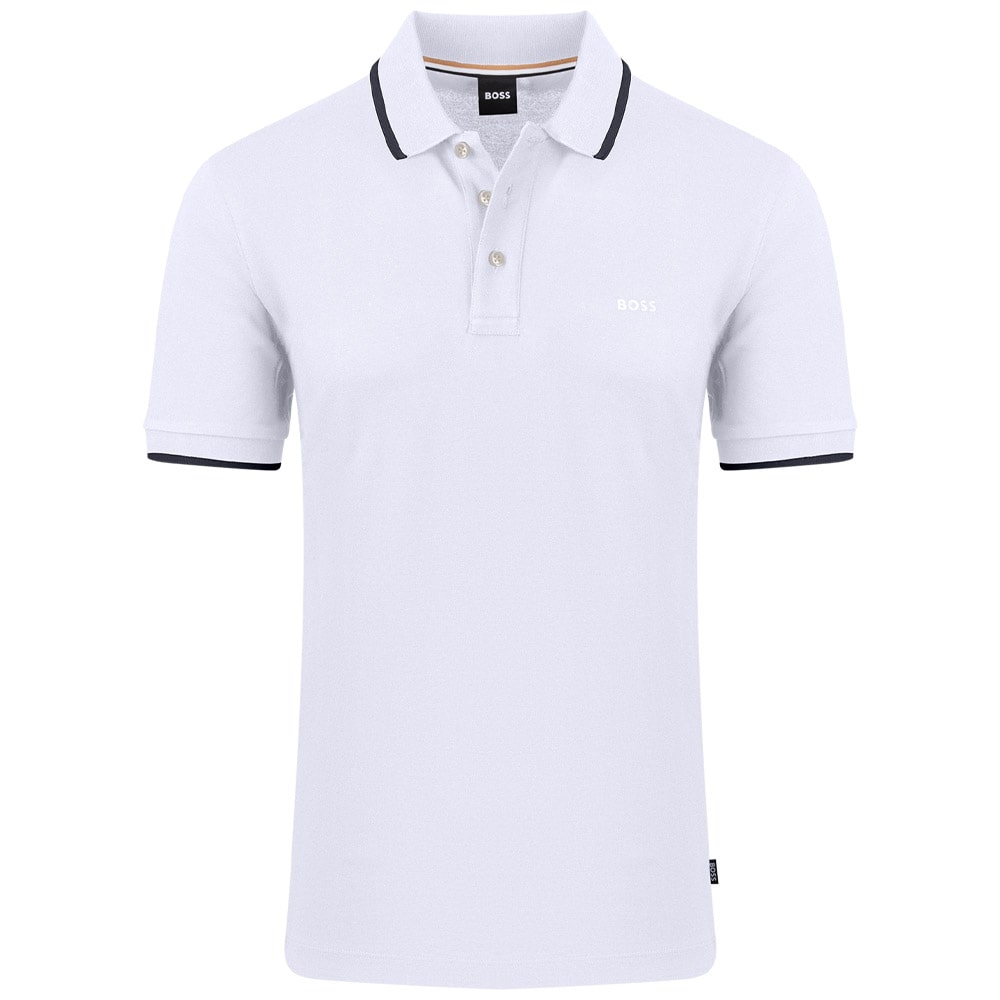 Boss Λευκό Κοντομάνικο polo Parlay - 50494697