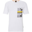 Boss T-shirt O-Neck 100% Cotton TeeMotor 50495741 Λευκό