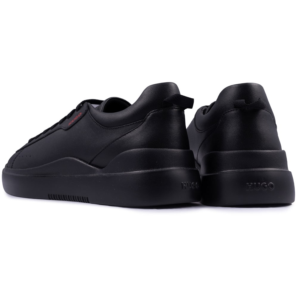 Hugo Μαύρα Sneakers Blake Tenn 100% Leather - 50499261