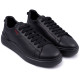 Hugo Μαύρα Sneakers Blake Tenn 100% Leather - 50499261