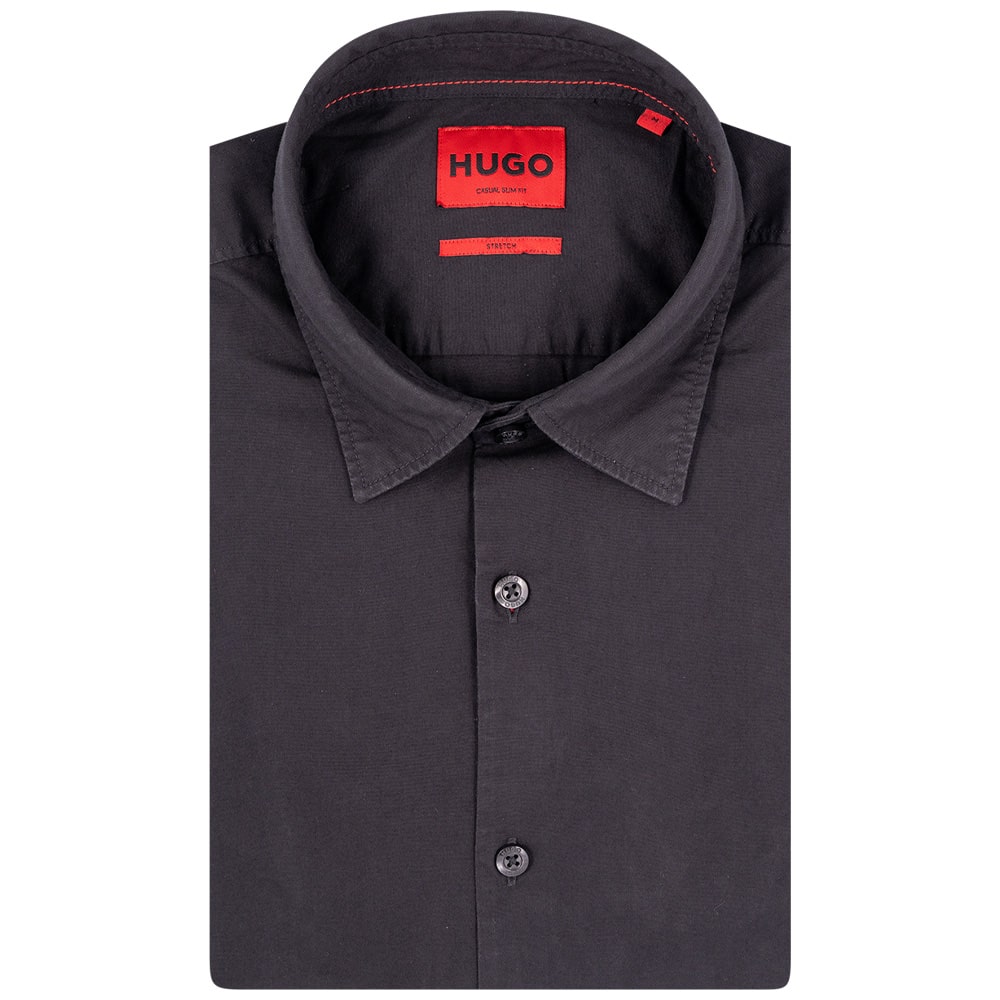 Hugo Μαύρο Πουκάμισο Ermo - 50500216