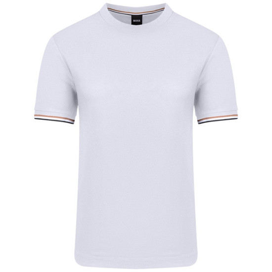 Boss Λευκό T-Shirt Thompson C Neck - 50501097