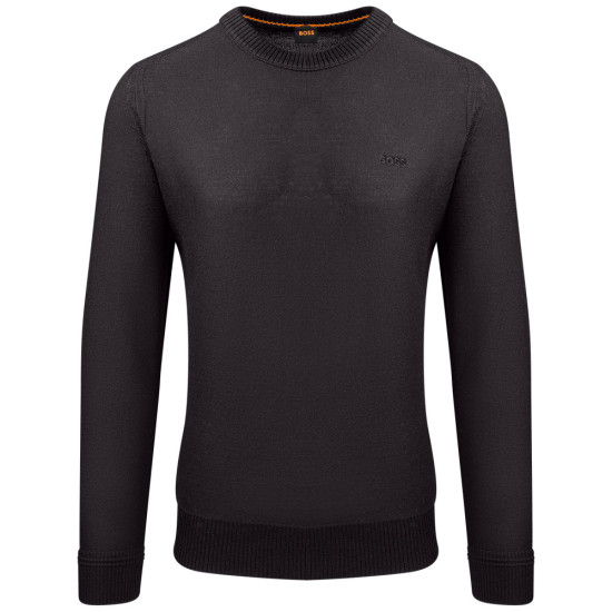 Boss Μαύρο Πουλόβερ C Neck - 50501762
