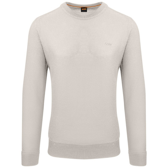 Boss Εκρού Πουλόβερ C Neck - 50501762