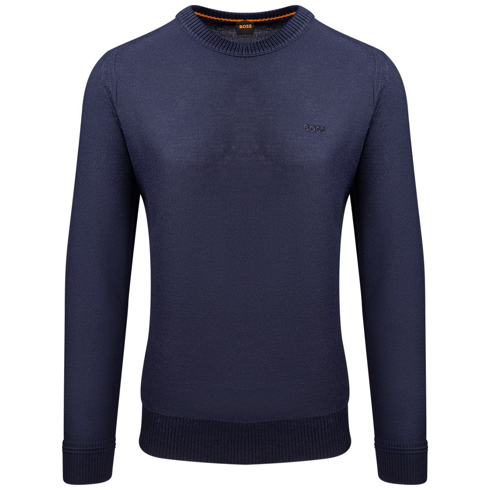 Boss Μπλε Πουλόβερ C Neck - 50501762