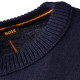Boss Μπλε Πουλόβερ C Neck - 50501762
