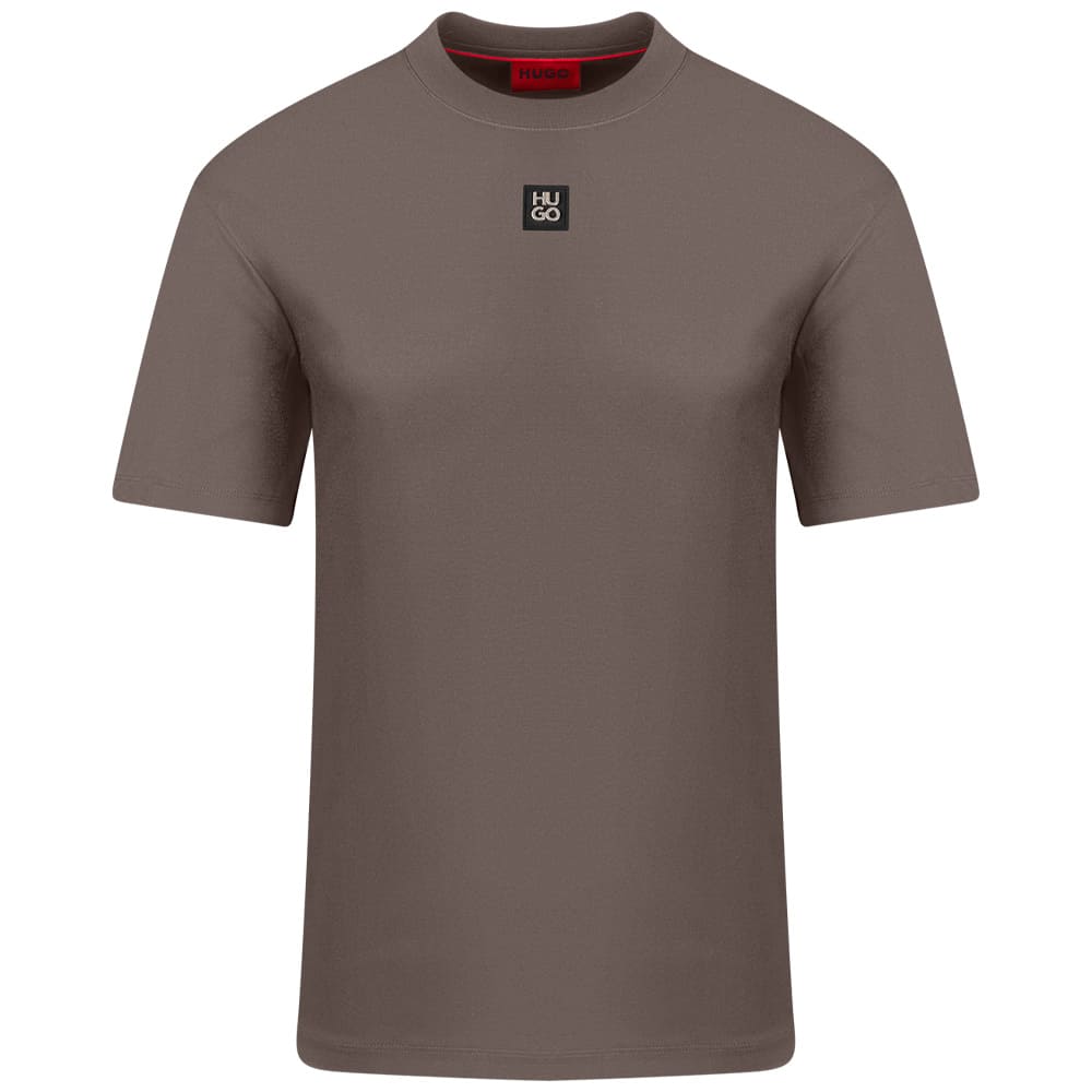 Hugo Μπεζ T-shirt C Neck Dalile - 50505201