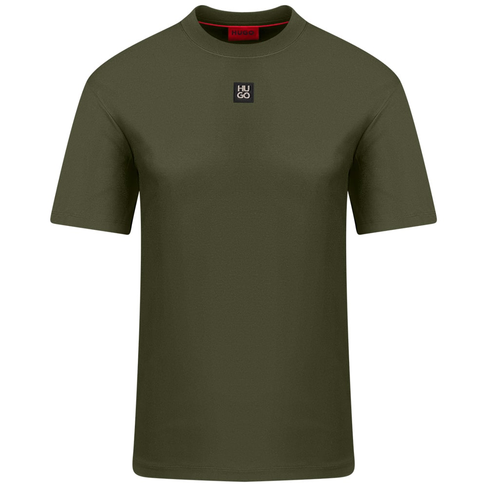 Hugo Πράσινο T-shirt C Neck Dalile - 50505201