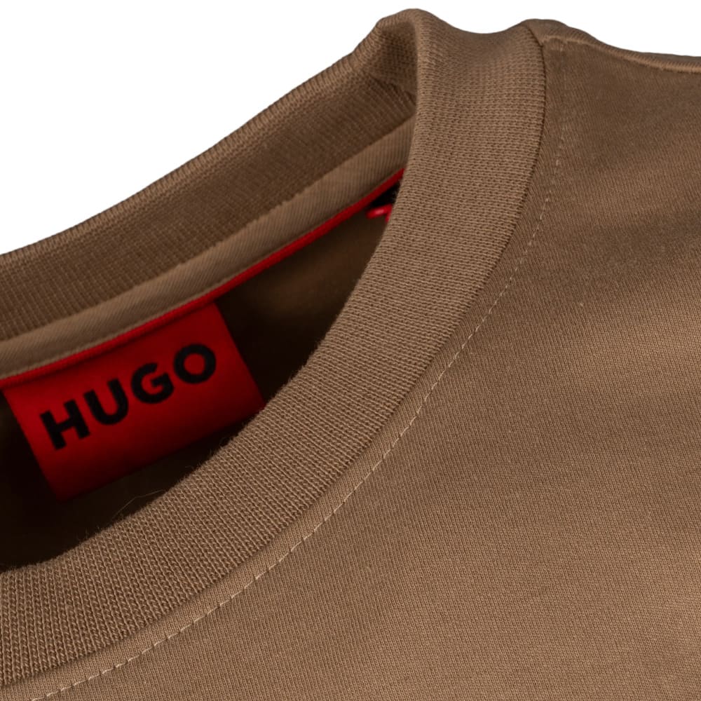 Hugo Μπεζ T-shirt C Neck Dalile - 50505201