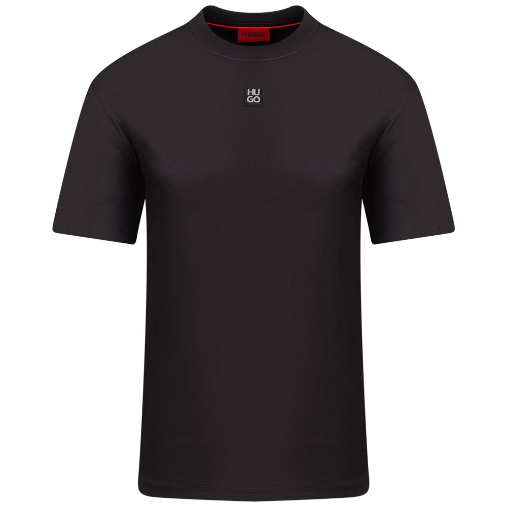 Hugo Μαύρο T-shirt C Neck Dalile - 50505201