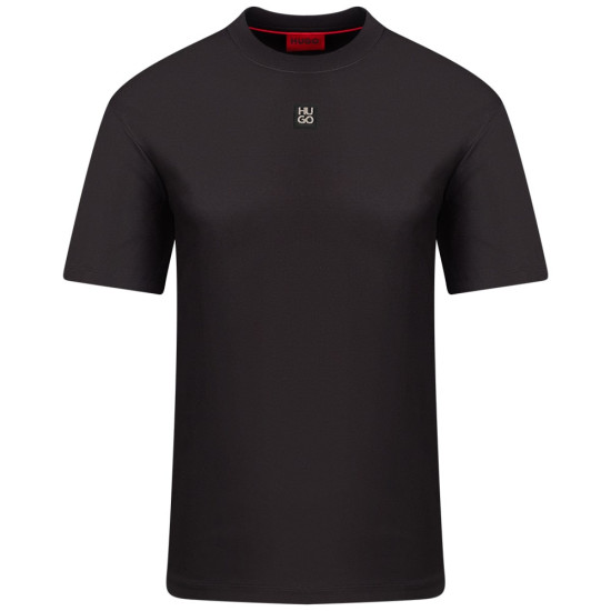 Hugo Μαύρο T-shirt C Neck Dalile - 50505201