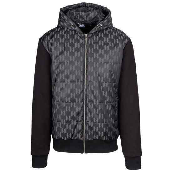 Karl Lagerfeld Μαύρο Bomber Jacket Hoodie - 505061 544529