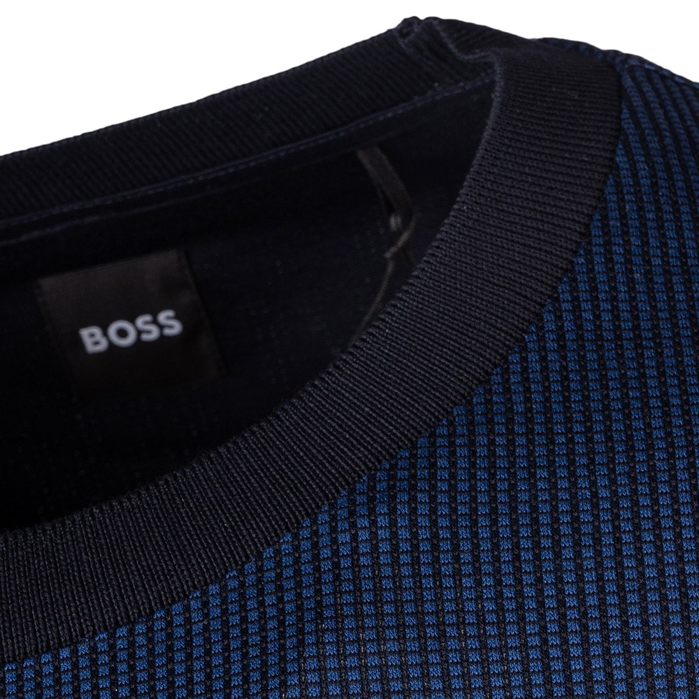 Boss Μπλε T-shirt Tiburt C Neck - 50506175