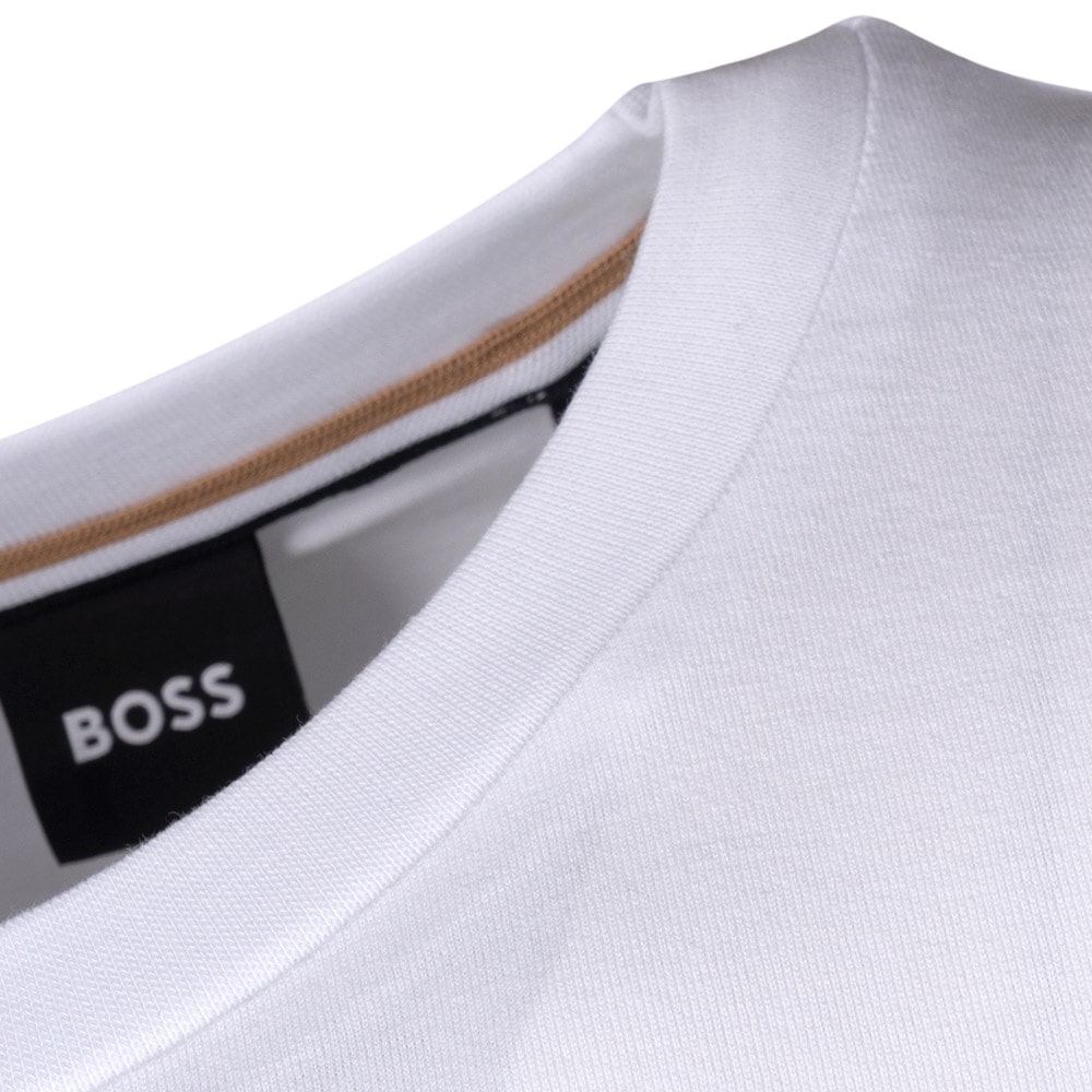 Boss Λευκό T-shirt Tiburt C Neck - 50506923