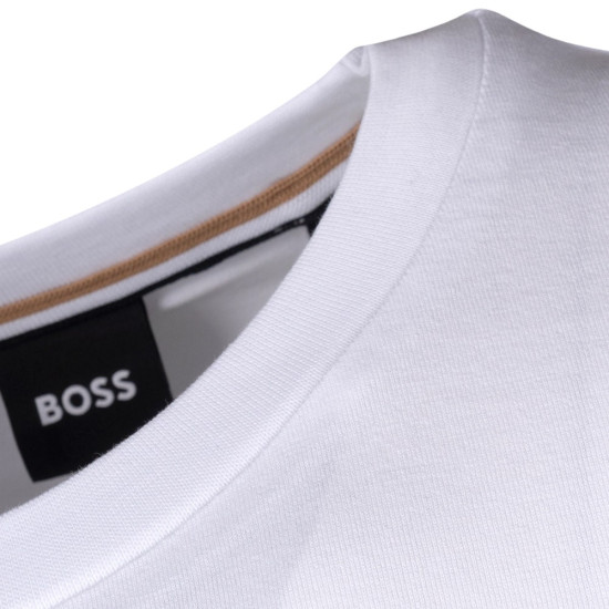 Boss Λευκό T-shirt Tiburt C Neck - 50506923
