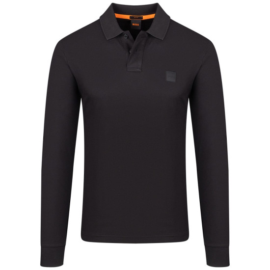 Boss Μαύρο Μακρυμάνικο polo Passerby - 50507704