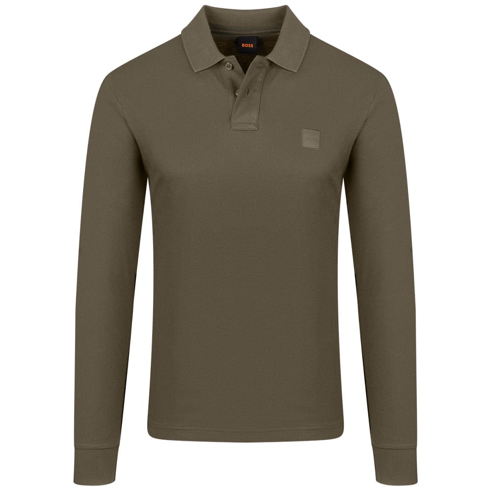 Boss Λαδί Μακρυμάνικο polo Passerby - 50507704