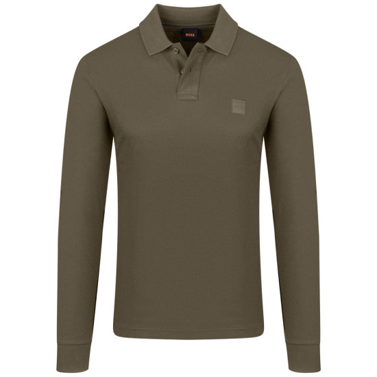 Boss Λαδί Μακρυμάνικο polo Passerby - 50507704