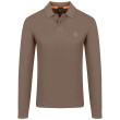 Boss Μπεζ Μακρυμάνικο polo Passerby - 50507704