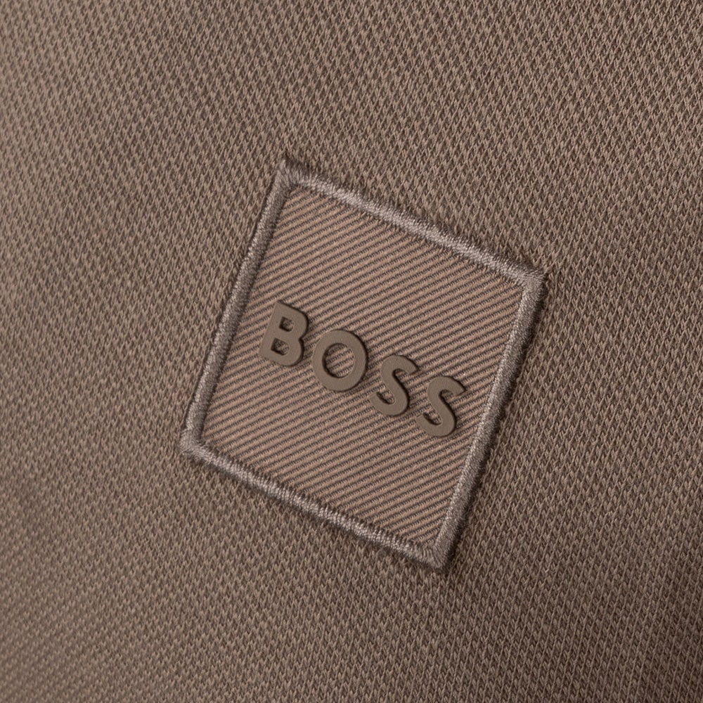 Boss Μπεζ Μακρυμάνικο polo Passerby - 50507704