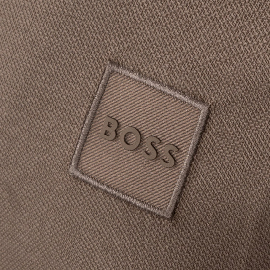 Boss Μπεζ Μακρυμάνικο polo Passerby - 50507704