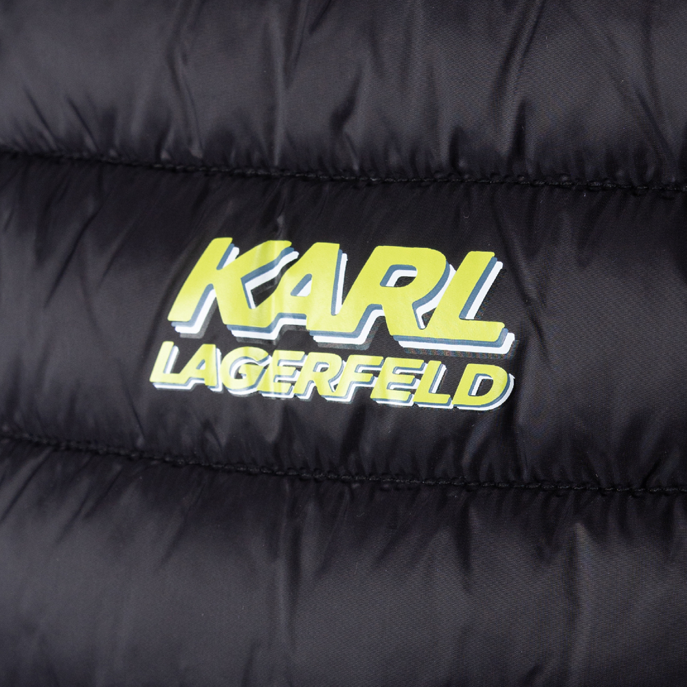 KARL LAGERFELD Μαύρο Αμάνικο Μπουφάν - 505084 523591 