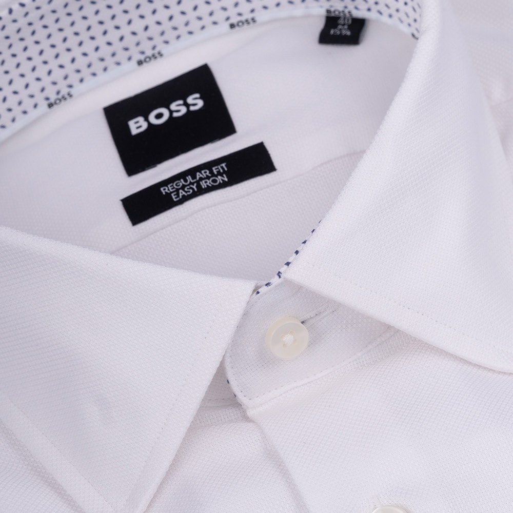 Boss Λευκό Πουκάμισο kent - 50508772