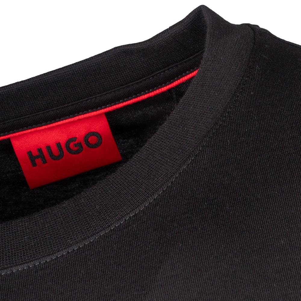 Hugo Μαύρο T-shirt Detzington C Neck - 50508944