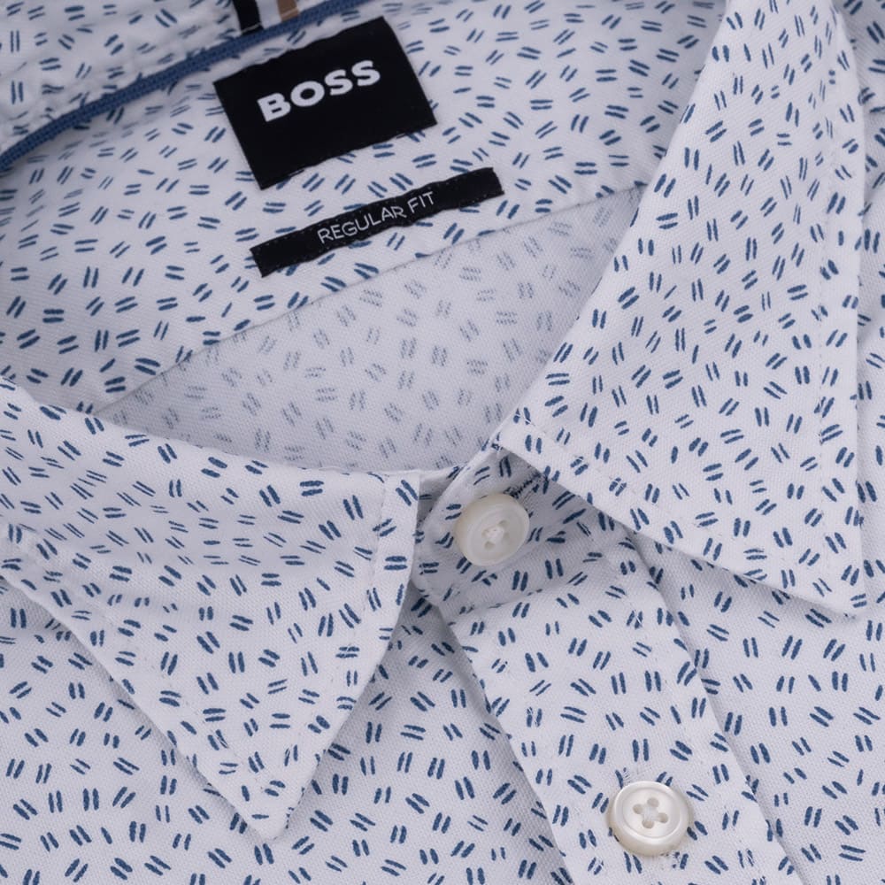 Boss Λευκό Πουκάμισο S-LIAM-kent - 50510014