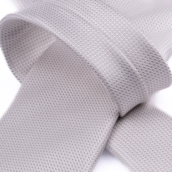 Boss Ασημί Γραβάτα H-TIE 7,5 CM 100% Silk - 50512710