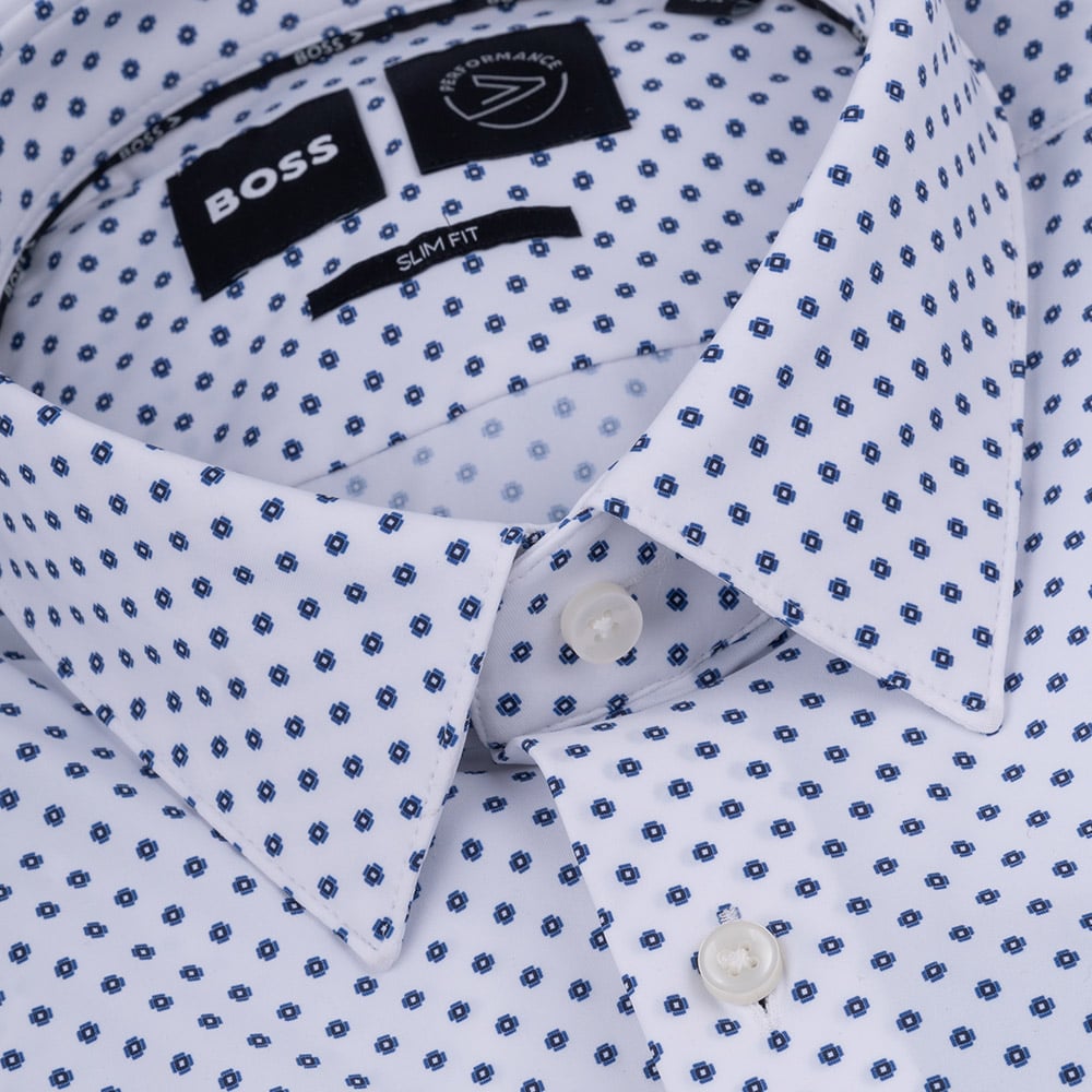 Boss Λευκό Πουκάμισο P-HANK-s-kent - 50513421