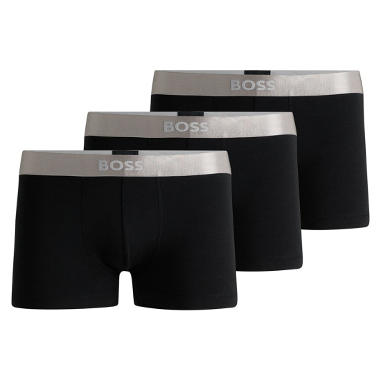 Boss Μαύρο Boxer Trunk 3Pcs Metallic - 50514998
