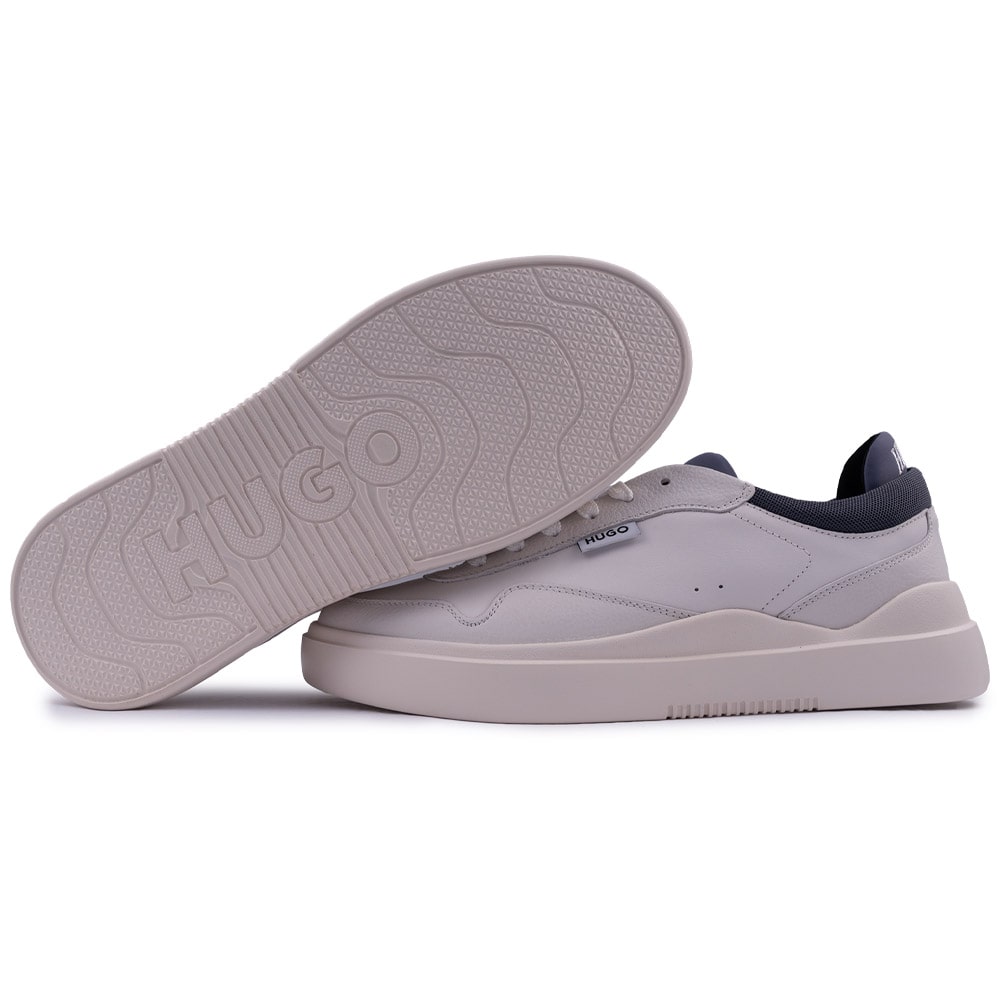 Hugo Εκρού Sneakers Blake_Tenn_tbna 100% Cow Leather - 50516931