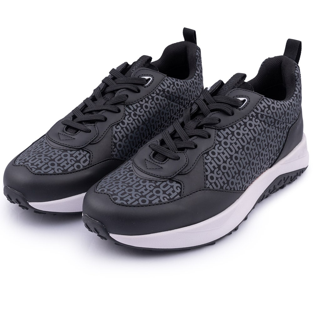 Hugo Μαύρα Sneakers Kane_Runn_mono2 - 50517257